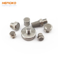 Sintered 316 Stainless Steel Brass Silencing Pneumatic Air Exhaust Muffler Filter Valve